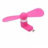 Portable Micro USB Fan (works with most Smart Phones with Micro USB) - Pink (OEM)